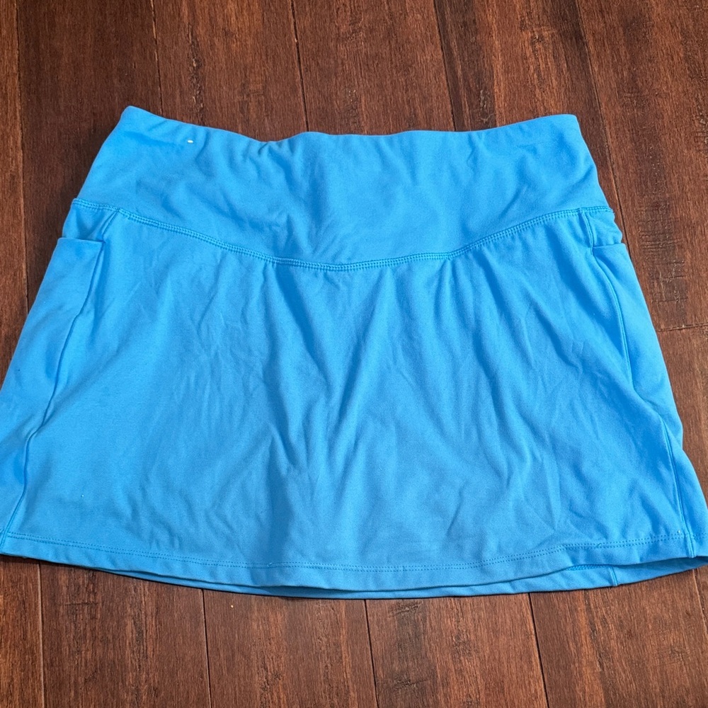 Reebok Women's Bright Blue Skort with Pockets - Picture 2 of 5